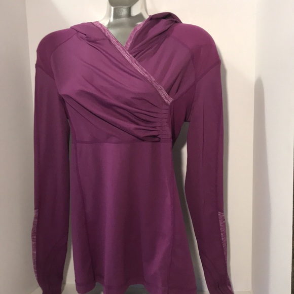 Lululemon Purple warmup pullover Sz 8 - Picture 3 of 10